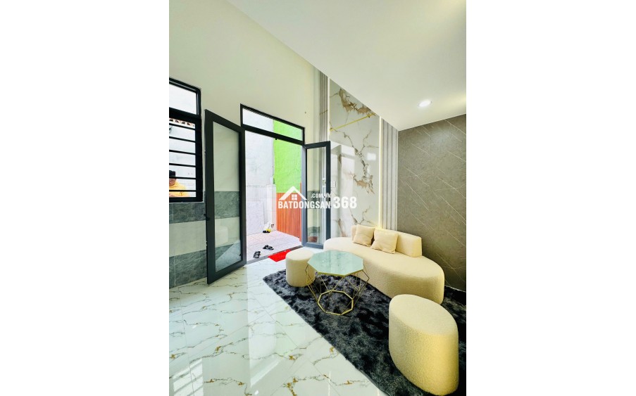 Cần Bán gấp căn nhà full nội thất1 trệt 1 lầu 1 lửng 495tr
